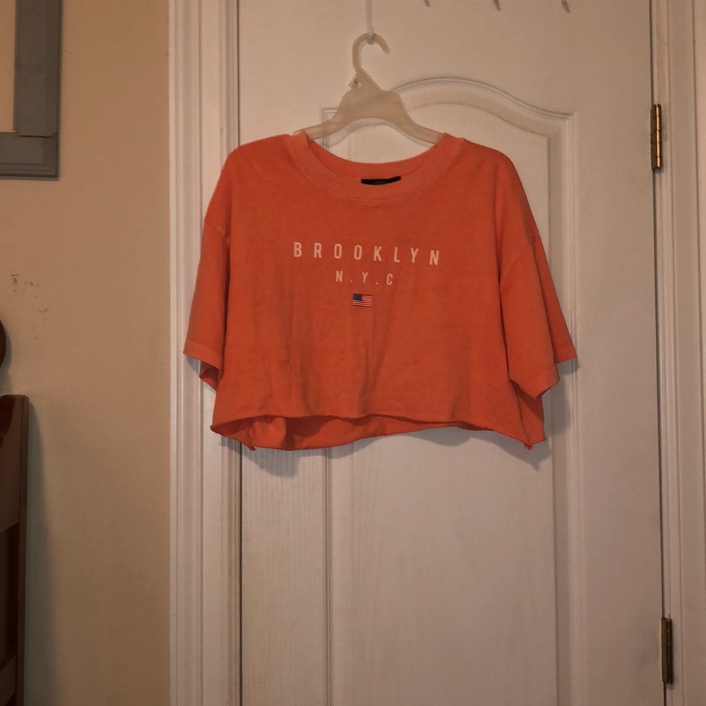 Graphic crop top